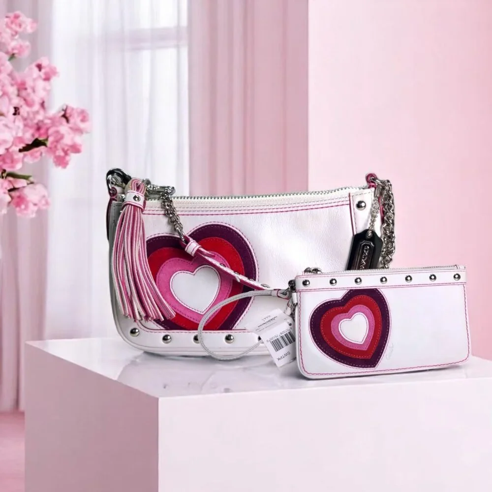 Coach | Bags | Rare Vintage Coach Valentines Heart Bag And